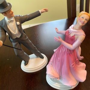 Images of Hollywood. Ginger =53/4”/Fred 61/2”